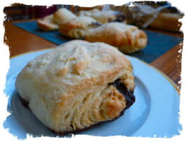 Chocolatines feuillet�es brioch�es