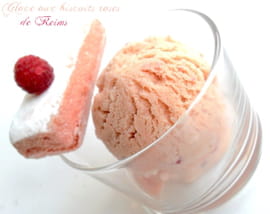 Glace aux Biscuits Roses de Reims 