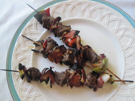 Steack en brochette