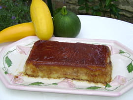Flan sucr� aux courgettes