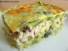 Gratin de courgettes et riz