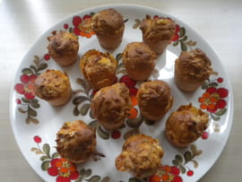 Mini-cakes lardons et ch�vre