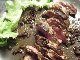 Magrets de canard au miel