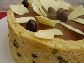 Entremets Mona Lisa � la pistache et au chocolat