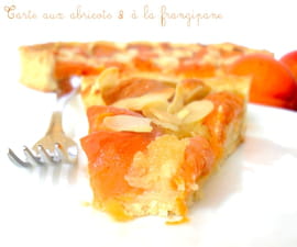 Tarte aux abricots et � la frangipane