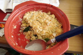 Crumble au poisson