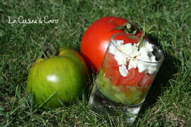 Duo de tomates et concass�e de feta