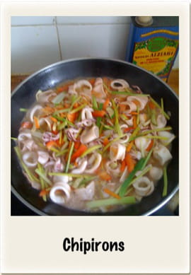 Po�l�e de chipirons