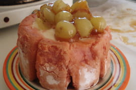 Parfait glac� aux raisins