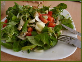 Salade de m�che au fenouil