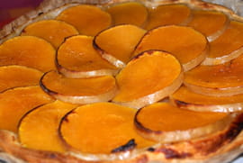 Tarte � la courge butternut