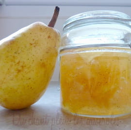 Confiture de poires Williams � la vanille