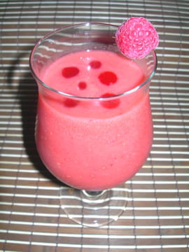 Smoothie framboise-mangue