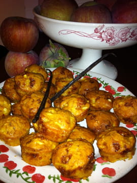 Muffins pomme et nougatine 