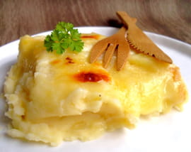 Pur�e gratin�e au maroilles 