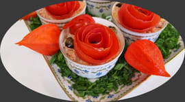 Tartare aux deux saumons