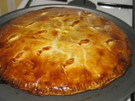 Tourte au  tartare de saumon