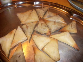 Samoussas au saumon