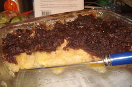 Crumble chocolaté aux pommes