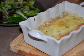 Gratin de crozets au fromage � raclette 