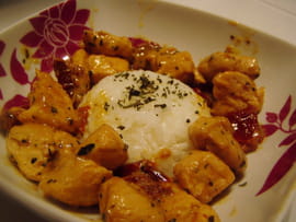 Emincé de poulet aux tomates séchées Emincé de poulet aux tomates séchées