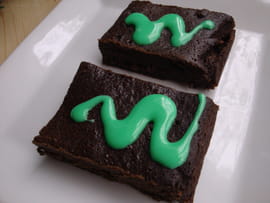 Brownie extra fondant menthe-chocolat
