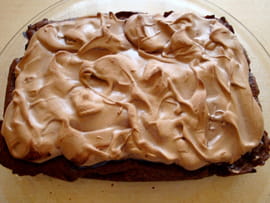 Brownie meringu�