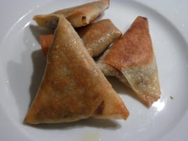 Samoussa au confit de canard