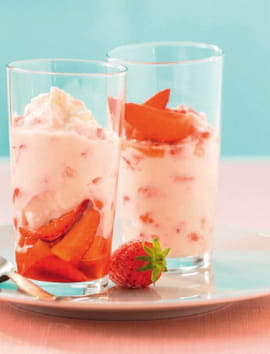  Verrines de fraises