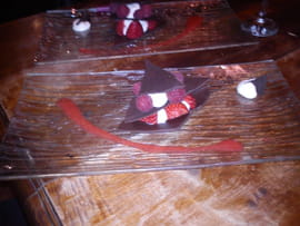 Millefeuille chocolat et fruits rouges