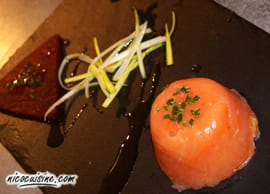 Duo de saumons : tartare et fum�