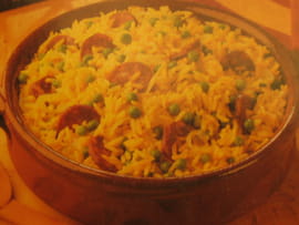 Riz safran� � l�espagnole