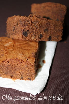 Brownies aux p�pites de chocolat