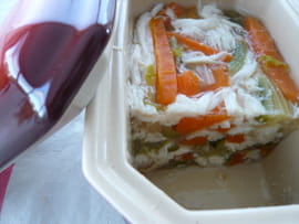 Terrine de raie et petits l�gumes
