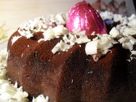 Fondant tr�s fondant au chocolat au micro-ondes 
