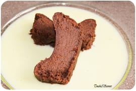 Fondant l�ger chocolat marron