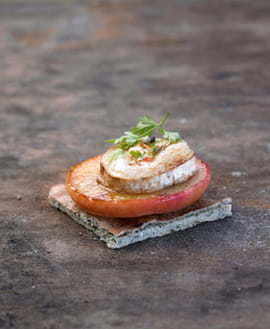 Pav�s de ch�vre � la pomme