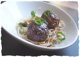 Boulettes de poulet au s�same