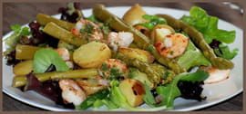 Salade ti�de terre-mer