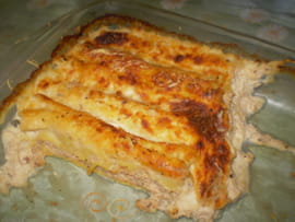 Cannelloni  saumon frais et champignons