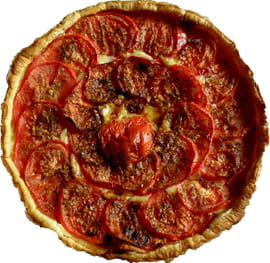 Tarte tomates et cantal