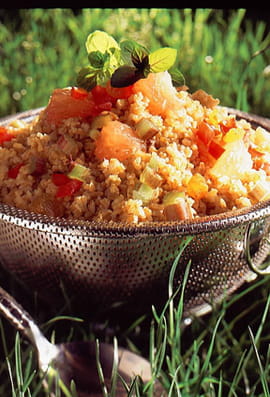 Taboul� de boulgour au pamplemousse 