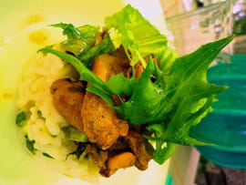 Risotto aux courgettes et aux c�pes 