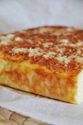 Gâteau de semoule au comté Gâteau de semoule au comté