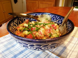 Salade d �t� au quinoa