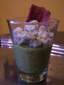 Verrine de courgettes