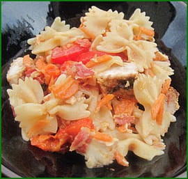 Salade de farfalle � l italienne