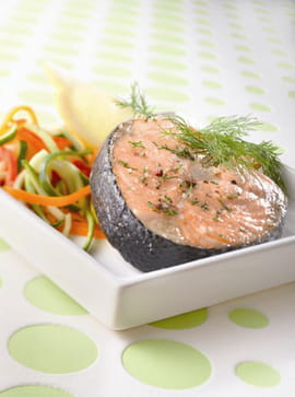 Darnes de saumon � l�aneth