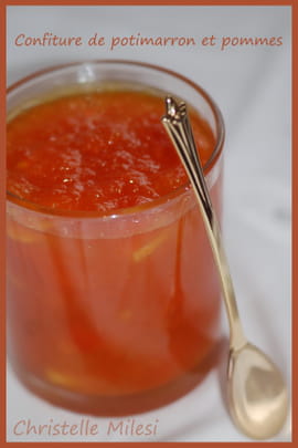 Confiture de potimarron et pommes