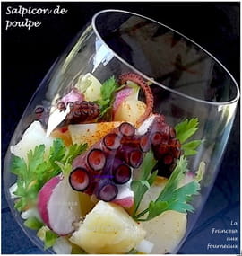 Verrine de salade de poulpe � l espagnole